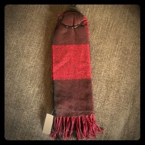 Banana Republic Red and Black Buffalo Plaid Scarf